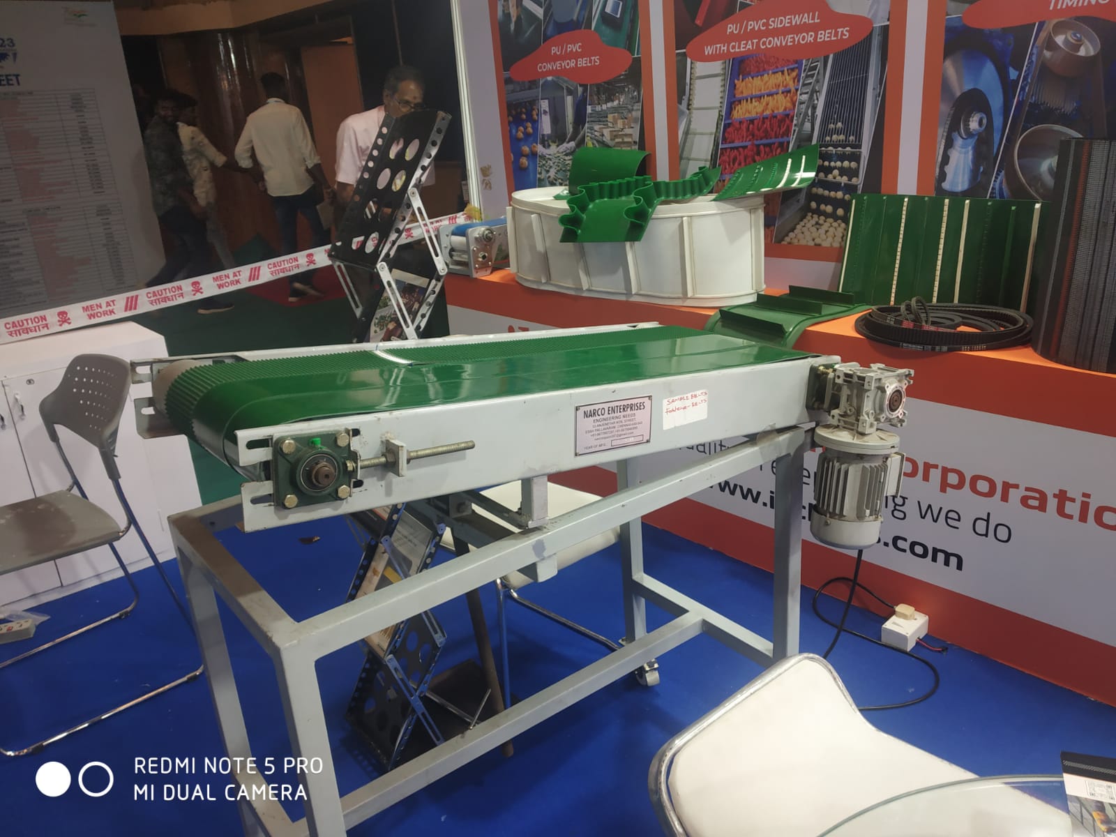 Narco Enterprises industrial manufacturing factory floor with conveyor systems